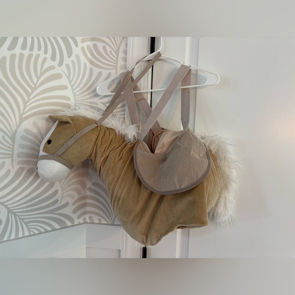 Pottery Barn Tan Wearable Horse with sound